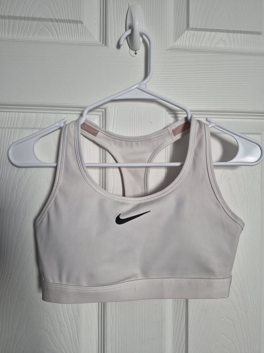 Nike Women's Light Pink Dri-FIT Sports Bra